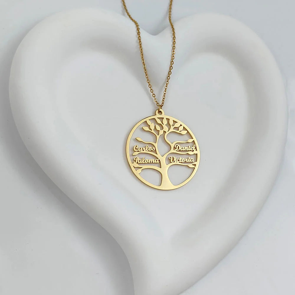 Collier Arbre de Vie Jusqu’à 13 Noms